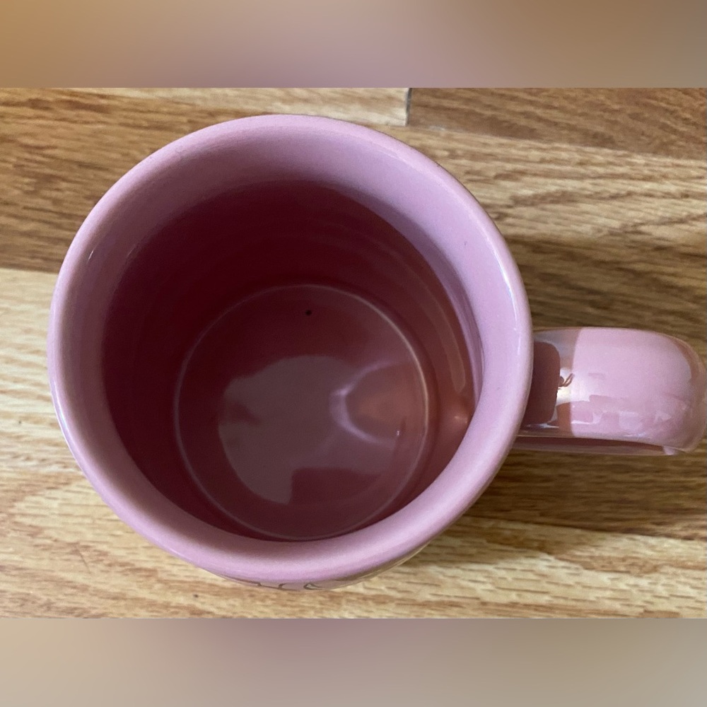 Pink Cheshire Cat Mug 14 ounces - Picture 5 of 6